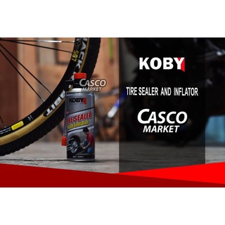 KOBY TIRE SEALER AND INFLATOR MOTORCYCLE AUTO TYRE SEALER MAGS AND RIOS