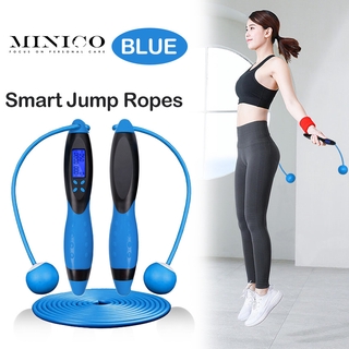 MINICO Digital Jump Rope Fitness Smart Electronic Calorie Counter With Anti-Slip Hand Grip With LCD Screen Showing (8)