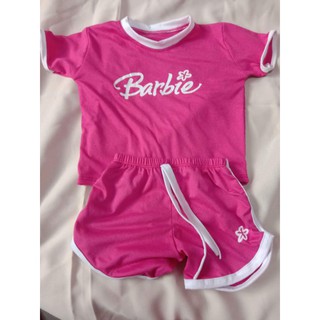 Barbie Shirt Terno for Kids 2-5 yrs old