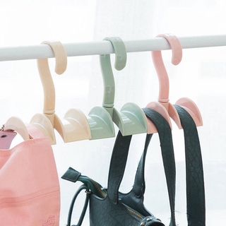 Rotated Women's Bag Storage Rack Bag Clothes Rack Tie Closet Hanger Tie Hanger Plastic Clothes Hook