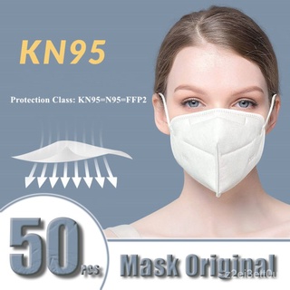 KN95 Mask Original 50 Pcs FDA Approved 5ply KF94 Face Mask Made in Korea Dust Mask Reusable Medical