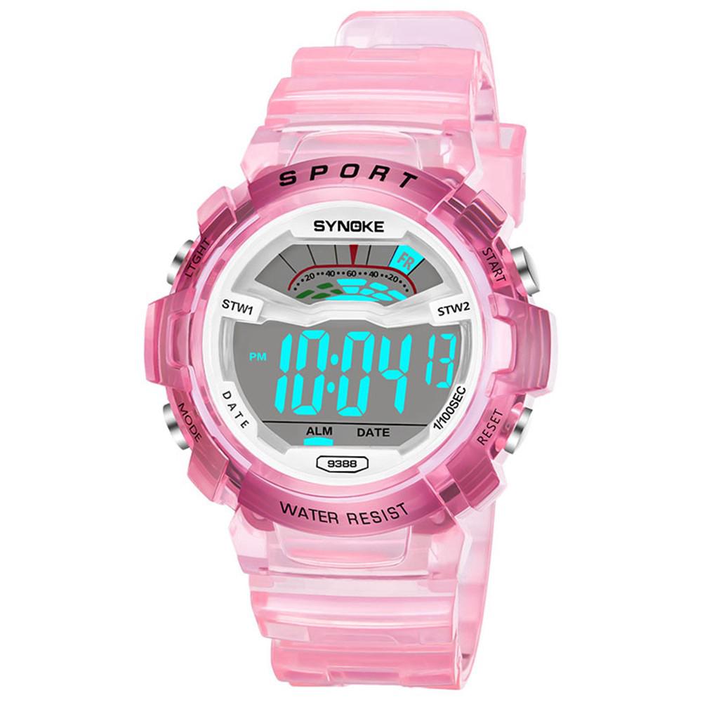 Synoke Waterproof Sport Digital Watch For Students Boys Girls Kid\'s Wrist Watch 5rhP