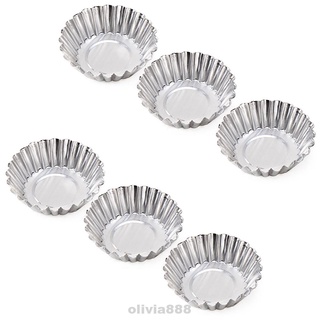10pcs Double-sided Jelly Cookie Tin Layer Flat-bottom Baking Tool Cupcake Mould