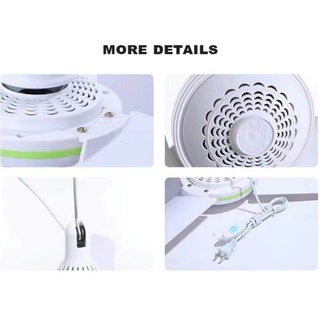 BIG SIZE 3 Leaves Portable Ceiling Fan Hanging Ceiling Fan Humidifier Cooling (5)
