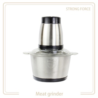 Ready Stock/⊙□∏Electric meat grinder food procesor electric grinder tools steel home meat grinder el
