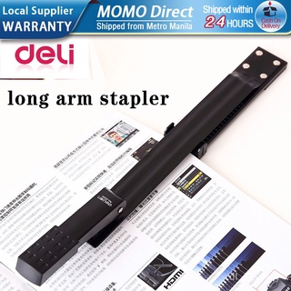 【fast shipments】Deli Long Arm Stapler 0334 metal Special A3 Sewing Machine Staple Lengthening Staple