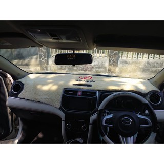 Car Dashboard Rush Embroidery Fur Pad free double tape