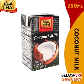 BelowSrp Grocery Real Thai Original Thai Cuisine Coconut Milk (250 ml) (1)