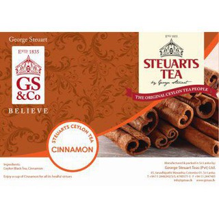 STEUARTS Premium Ceylon Black, Green, Herbal and Fruit Infusions Tea (25 Tea Bags) 0cUr