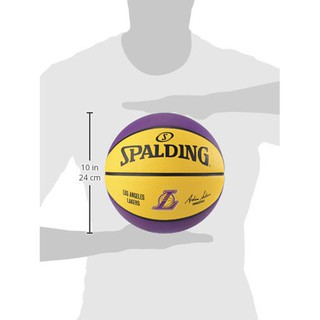 SPALDING NBA Team Los Angeles Lakers Original Outdoor Basketball Size 7 (2)