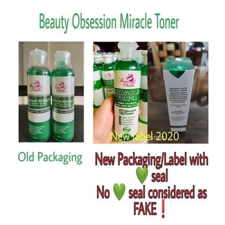30 Days Miracle Toner Tawas Calamansi Baking Soda by Beauty Obsession250ml NEW PACKAGING w/GREENSEAL
