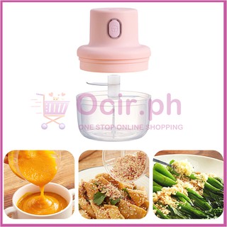 250ml Wireless Electric Meat Grinder Food Chopper Mini Stainless Electric Kitchen Chopper