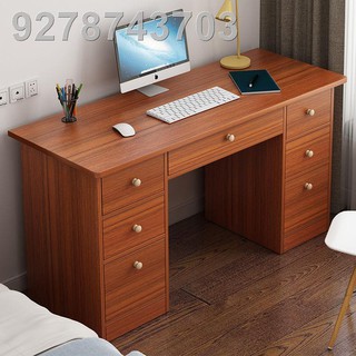 Computer table ♈◕Computer desk desktop with drawers student home bedroom simple writing small apartm