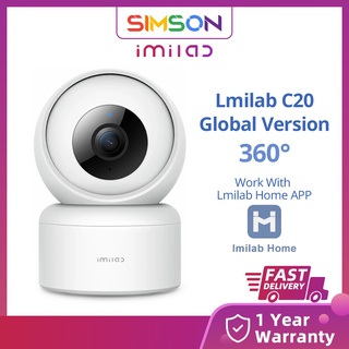 Imilab 016/C20 Cctv Camera Ip 1080p 360° Home Security Wifi Ultrawide Angle Infrared Night Vision