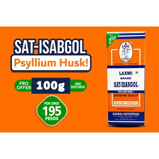 Pure psyllium Husk Laxmi Sat-Isabgol 100g