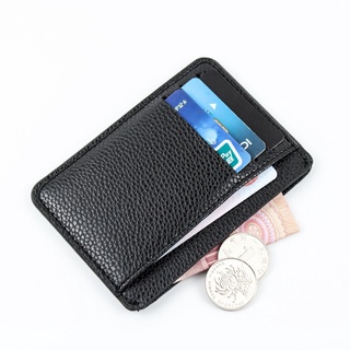 Fashion Zipper Card Holder Wallet Ultra-Thin Simple Multi-Card Coin