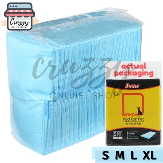 S M L XL Dono Pet training pee pads | Urine pads pack | Potty training pads | BLUE (1)