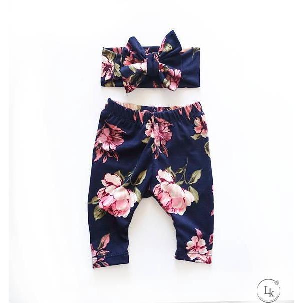 TTS-Kids Baby Girls Floral Clothes Bottoms Leggings Pants (6)