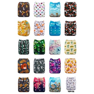 ㍿☫❖Alva Sale Prints cloth diaper Shell only or with MF Insert or Bamboo Charcoal