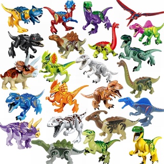 8Pcs/Set Jurassic World Park Dinosaur Building Blocks Figure Kid Toys Gift Set