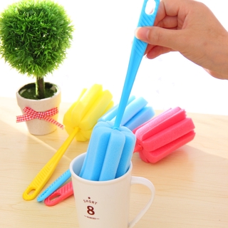 Colorful Cup Brush Sponge Cleaning Utensils (3)