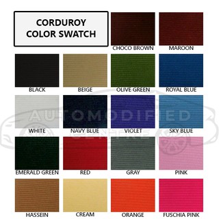 Hyundai Accent - Corduroy Seat Cover (5 seater)