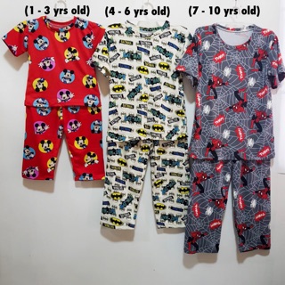 COD Kids Pajama Set Boys with Sizes (1-3, 4-6, 7-10 yrs old)