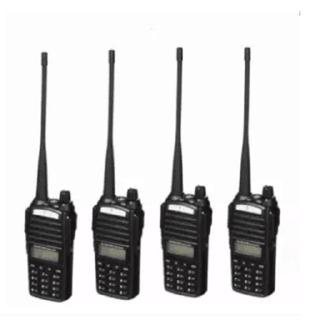 Baofeng/Pofung 12W UV82 Two Way Radio Dual Band VHF/UHF Walkie Talkie Set (Black) of 4 (1)