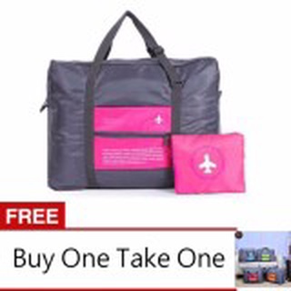 Adventurers Buy 1 Take 1 Foldable Waterproof Travel Bag (Pink)travel bag luggage bag luggage