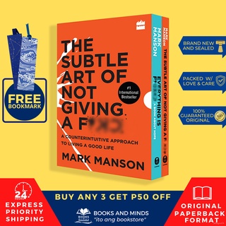 （Spot Goods）Mark Manson Bundle Set (FREE SHIPPING NATIONWIDE) The Subtle Art of Not Giving and Fck &