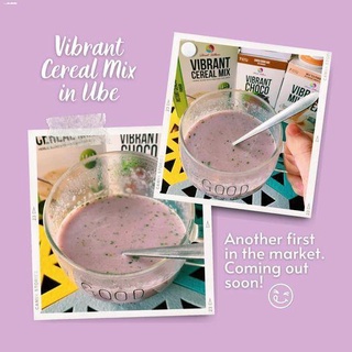 oatmeal☃►✺[VIBRANT WELLNESS]Ube Cereal Mix NEW FLAVOR Herbal Blend with Fiber and Chia Seeds Instant