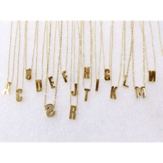 [BY] Stainless Steel Letter necklace ( no box)!
