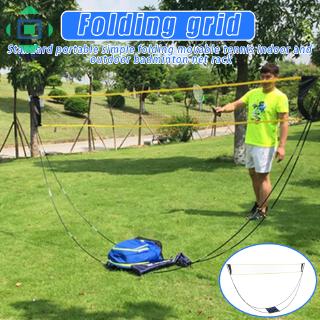 Portable Outdoor Foldable Badminton Tennis Volleyball Net Stand for Beach Sport