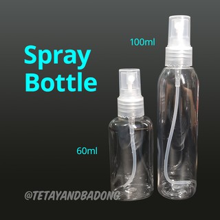 60/100 ml empty spray bottle