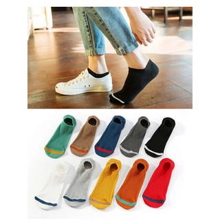 Set of 10 pairs Korean Cute Ankle Socks For Mens Womens New Style Fashion Casual Ankle Socks Couple