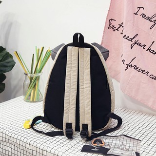 Schoolbag Dog Embroidery Corduroy Backpack Notebook Backpack (6)