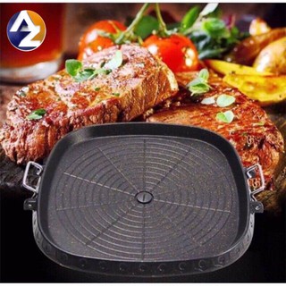 ★AZ★ Portable BBQ Top Grill Butane Gas Stove Pan Korean Style High-quality dual-use stove