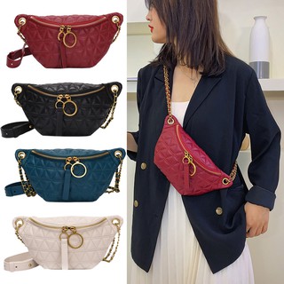 CLARINS Women PU Leather Fanny Chest Bag Fashion Waist Purse Shoulder Crossbody Bag UK