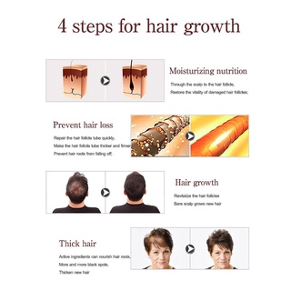 Ginger shampoo nourishing and repairing hair ends, moisturizing scalp shampoo (4)