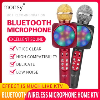 Microphone Wireless Bluetooth Karaoke Handheld Microphone Speaker