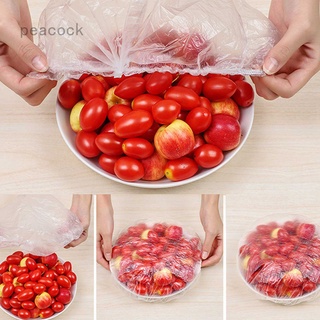 New 100Pcs Reusable Fresh Keeping Bags Stretchy For Food Storage Plastic Stretch Lids Adjustable Bowl Lids Universal Kitchen Wrap Seal Fresh Keeping Caps