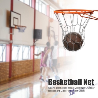 Sports Basketball Hoop Ring Metal Net Outdoor Backboard Goal Rim Ball Chain Mesh