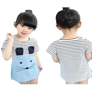 Toddler Baby Girl Kid Summer Clothes Short Sleeve Party (1)