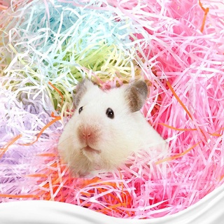 ✉♠Hamster Cage Substrate Nesting Paper Toy Small Animal Warm
