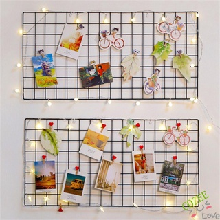 COZEE Wall Art Photo Wall Wall Storage Rack Multifunction Wall Palette Iron Grid Home Decor Hanging Frame Decoration DIY Decor Photo Display/Multicolor
