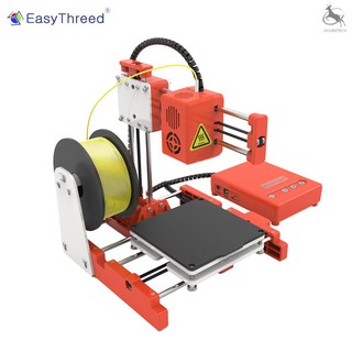 EasyThreed Mini Desktop Children 3D Printer 100*100*100mm Print Size High Precision Mute Printing with TF Card PLA Sample Filament for Kids Beginners Creativity Education Gift (1)