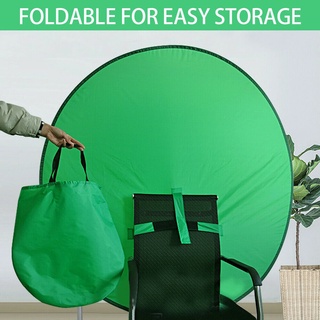 Shot Portable Webcam Background Chroma Key Green Collapsible High Density Screen for Video Photograp