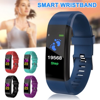 Bluetooth Smart Bracelet Watch Device Heart Rate Blood Pressure Monitor Sport Wrist Fitness Watch Ma