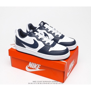 ❧5 Colors Nike Court Borough Low 2(GS) All-match Low Top Sport Shoes Flat Bottom Snekaers