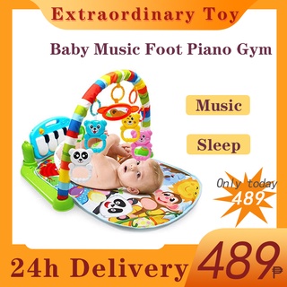 Baby Music Rack Play Mat Piano Keyboard Kid Rug Early Education Gym Infant Playmat Puzzle Carpet